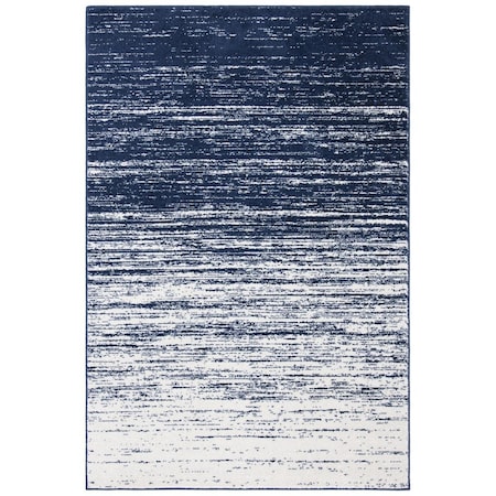 Safavieh 6 x 9 ft. Adirondack Contemporary Rectangle Power Loomed Rug Navy & Ivory ADR113N-6